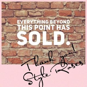 Items beyond this point have sold!🛍-Thank you!😊